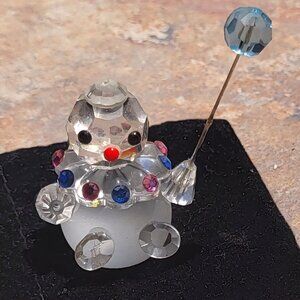 Swarovski Silver Crystal Mini Clown